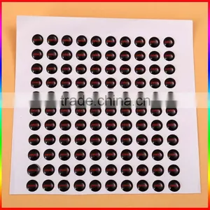 Custom Round Dome Epoxy Adhesive Sticker Label thumbnail-1