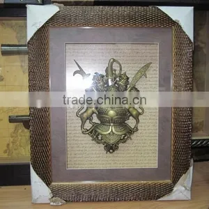 Display Replica Toy Gun Painting With Frame thumbnail-3