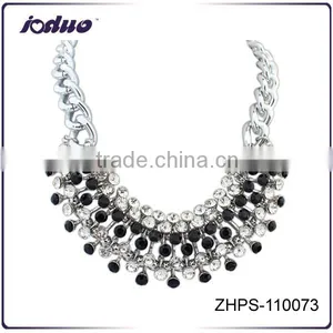 2016 New Fashion Necklace, Temperament Rhinestone Statement Necklace thumbnail-1