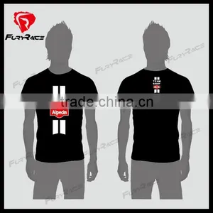 Custom Design Black Cycling T Shirts For Men Bike Tee Shirt thumbnail-1