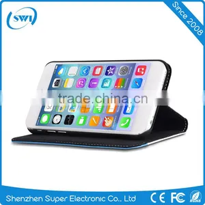 100% Real Genuine Flip Wallet Leather Case Cover For Apple IPhone 6 6S Plus Screen Protector thumbnail-6