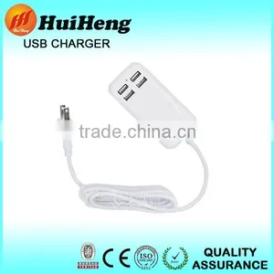Hot-sales Travel 4 Port Desktop Usb Wall Charger Mobile Charger Cable thumbnail-1