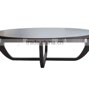 Factory Direct Round Wooden Table Top Coffee Table thumbnail-1