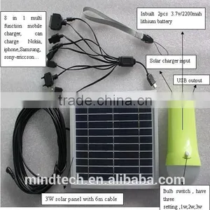Hot Selling Products Solar Led Lamps With Cell Phone Charging thumbnail-1