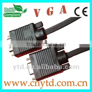 High Definition Black Color Vga Cable Male to Male thumbnail-1
