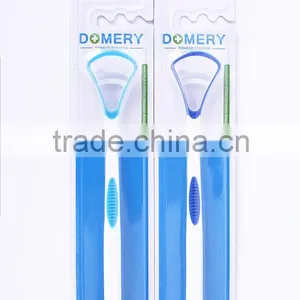 New Design Oral Care Adult Toothbrush With a Tongue Cleaner Wholesale thumbnail-2