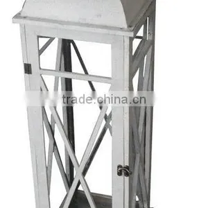 Normal Style Iron Lanterns Wooden Made for Home Decoration thumbnail-4