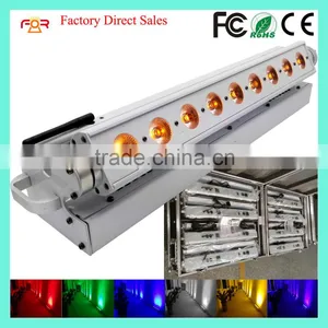 Event Lighting 5in1 RGBWA 9*15w Rechargeable Wireless DMX Battery Powered LED Wall Washer Light thumbnail-1
