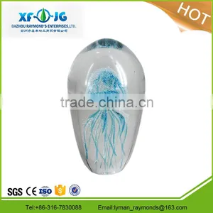 Murano Crafts Glass Jellyfish Paperweight thumbnail-1