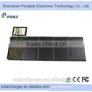 40W Waterproof Foldable Solar Panel for Hiking, Camping thumbnail-2