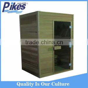 2 to 4 Person Wood Steam Sauna Room Mini Sauna Room Size thumbnail-1
