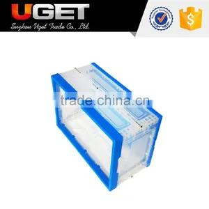 Recyclable Fruit Storage Plastic Collapsing Folding Crate thumbnail-6