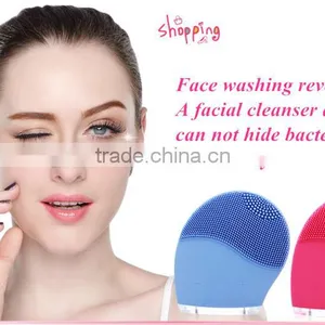 2016 Waterproof Vibrating Electronic Girl Face Clean Brush thumbnail-3