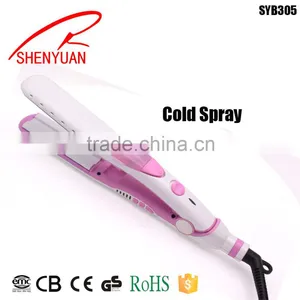 New Arrivals Pink Hair Iron Make Curl and Staightening Hair Straightener thumbnail-1
