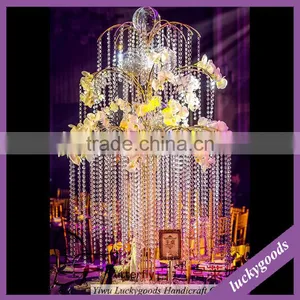 LDJ565 Luxury 1m Crystal Centerpieces for Wedding Table for Sale thumbnail-1