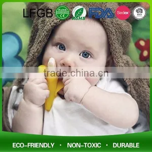 BPA Free Food Grade Silicone Baby Teether Baby's First Biscuit thumbnail-1