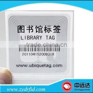 13.56MHz HF Adhesive Rfid Library Book Tag thumbnail-2