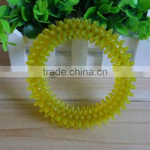 Yellow Pet Dental Care Ring,dog Toy thumbnail-1