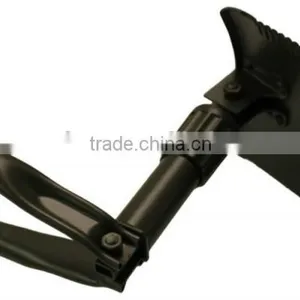 Folding Spade With Bag, Olive Green Comparable Bundeswehr / US Army Military Shovel / Field Spade thumbnail-3