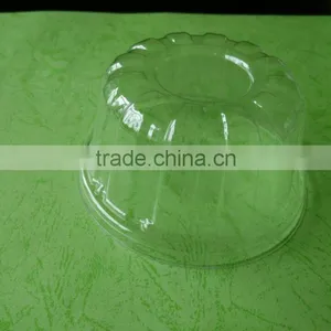 Clear Plastic Dome Lid for Ice Cream thumbnail-1