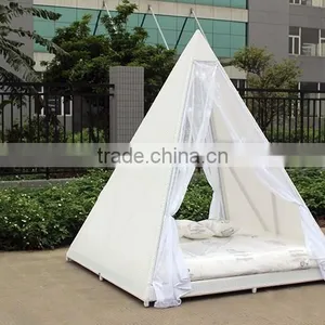 Leisure Garden Furniture Rattan Canopy Quadrate Sunbed thumbnail-3