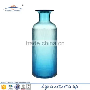 Tall Cylinder the Glass Blown Vase for Natural Artificial Flower thumbnail-1