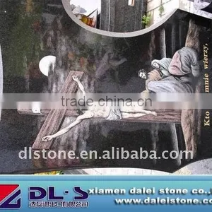 Carved Granite Headstone thumbnail-1
