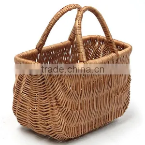 Wholesale Wicker Shopping Basket With Two Handles thumbnail-1