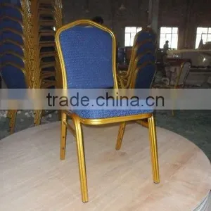 Commercial Furniture Cheap Aluminium Padded Stackable Chair FD-865-8 thumbnail-1