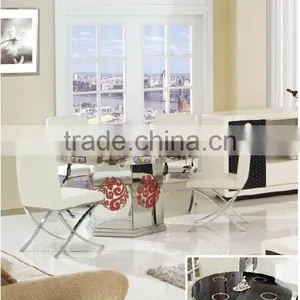 TH340 Cheap Hot Pot Table for 6 Round Black Dining Table thumbnail-2