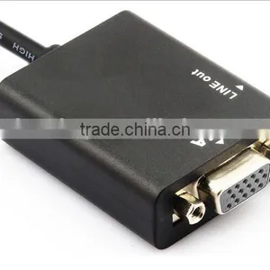 hd mi to Vga With Audio Output Cable thumbnail-3