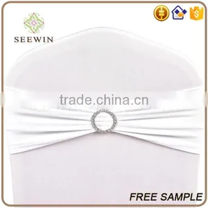 Hot Sale Polyester Spandex Ruffle Chair Sash thumbnail-3