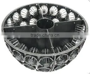 Vertical Garden Planters Ball Shaped Planter PP Plastic Used for Lamp Post Landscaping Decoration thumbnail-4