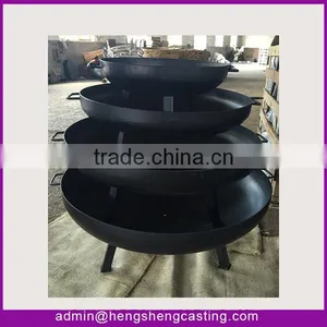 Rustic Fire Pit / Garden Fireplace / Square Fire Bowl With Base thumbnail-4