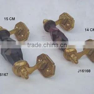 Brass Handle With Glass Can be in Any Colour thumbnail-1