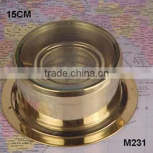 Brass Pot Whole Compass Made in Brass Mirror Polished thumbnail-1