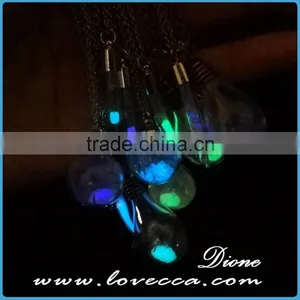 Luminous Glass Anchor Necklace Jewelry Cheap Jewelry Glow in the Dark thumbnail-5