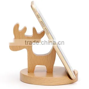 Beech Material Wooden Mobile Phone Holder thumbnail-4