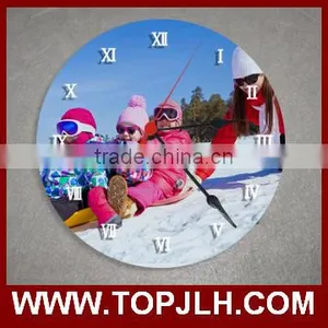 30 cm Glass Wall Clock DIY Sublimation Photo Printing Clock thumbnail-6