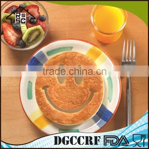FDA Approved Silicone Egg Pancake Ring,Smile Shape Silicone Fried Egg Mold thumbnail-3