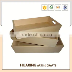 Portable Antique Small Wooden Tray for Plants With 7 Years Experience thumbnail-4