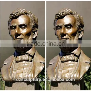 Famous Bronze Casting President Lincoln Bust Statue thumbnail-1