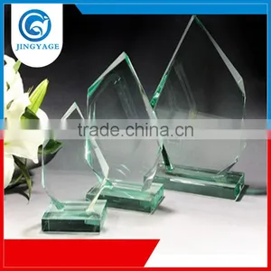 Jingyage Welcome OEM ODM Flame Shape Crystal Trophy and Award Glass Plaques thumbnail-1