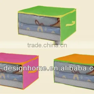 BRIGHT COLOR NON-WOVEN FOLDING UNDERBED STORAGE thumbnail-1