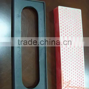 Diamond Sharpening Whetstone Two Sides With Plastic Base thumbnail-1