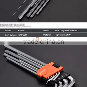 9 Pcs Long Hex Key Wrench thumbnail-1