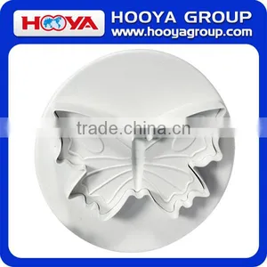 3 Pcs Fondant Cake Cookie Plunger Cutter Sugarcraft Flower Leaf Butterfly Heart Shape Decorating Mold DIY Tools thumbnail-4