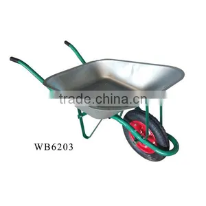 WANTAI Powder Coating Building Equipment Garden Mini Wheelbarrow/75l Plastic Wheelbarrow thumbnail-3