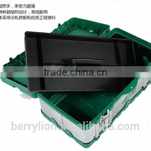 Berrylion 14" 17" 19" Iron Plastic Toolbox Best Design Toolbox From China thumbnail-2