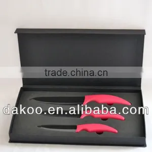 3 Pieces PP+TPR Handle Zirconia Ceramic Knife With Gift Box Package thumbnail-1